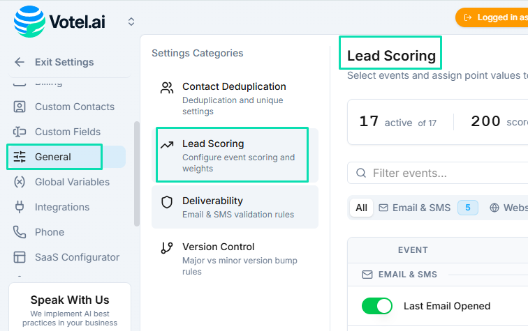 Lead Scoring